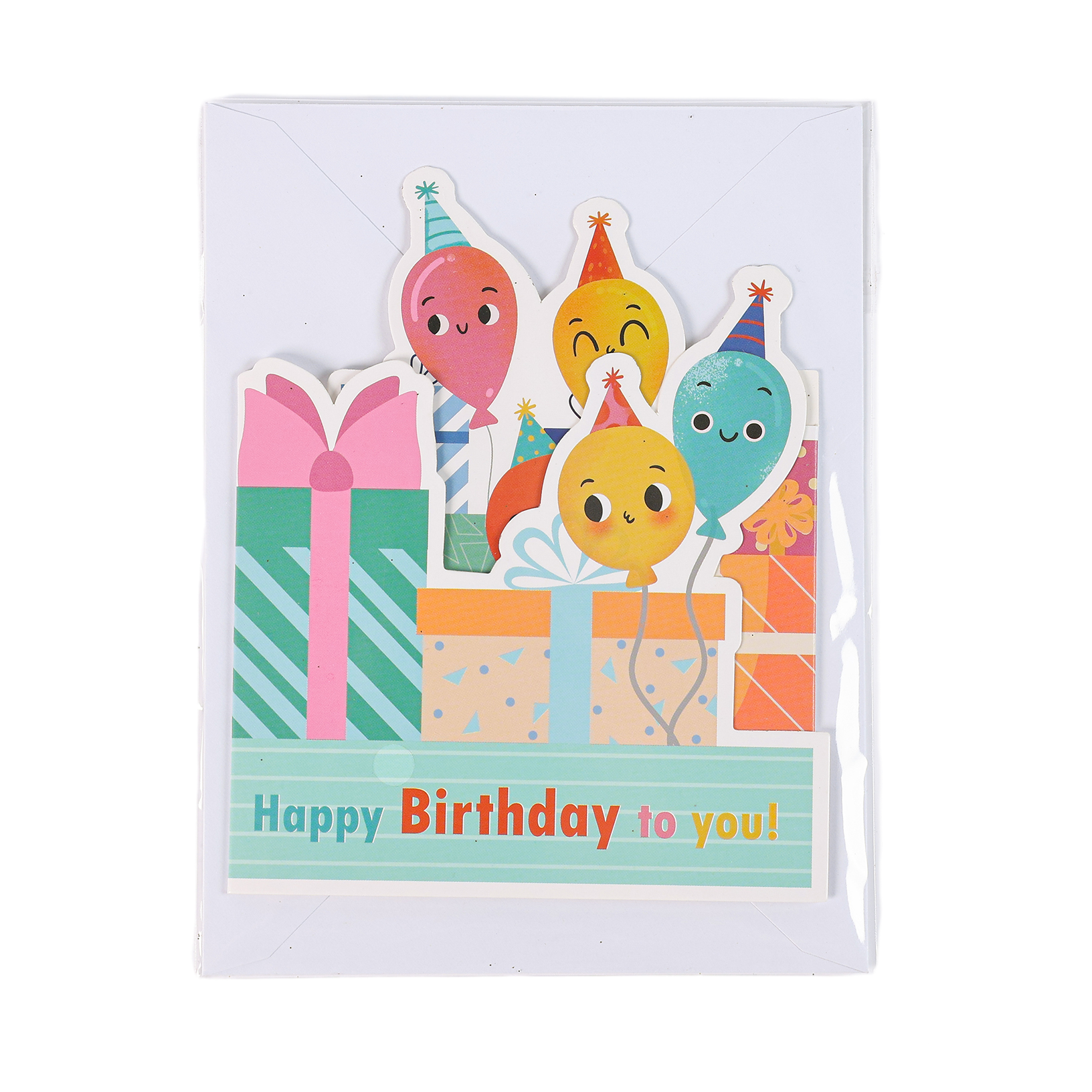 Gift box birthday card BA002